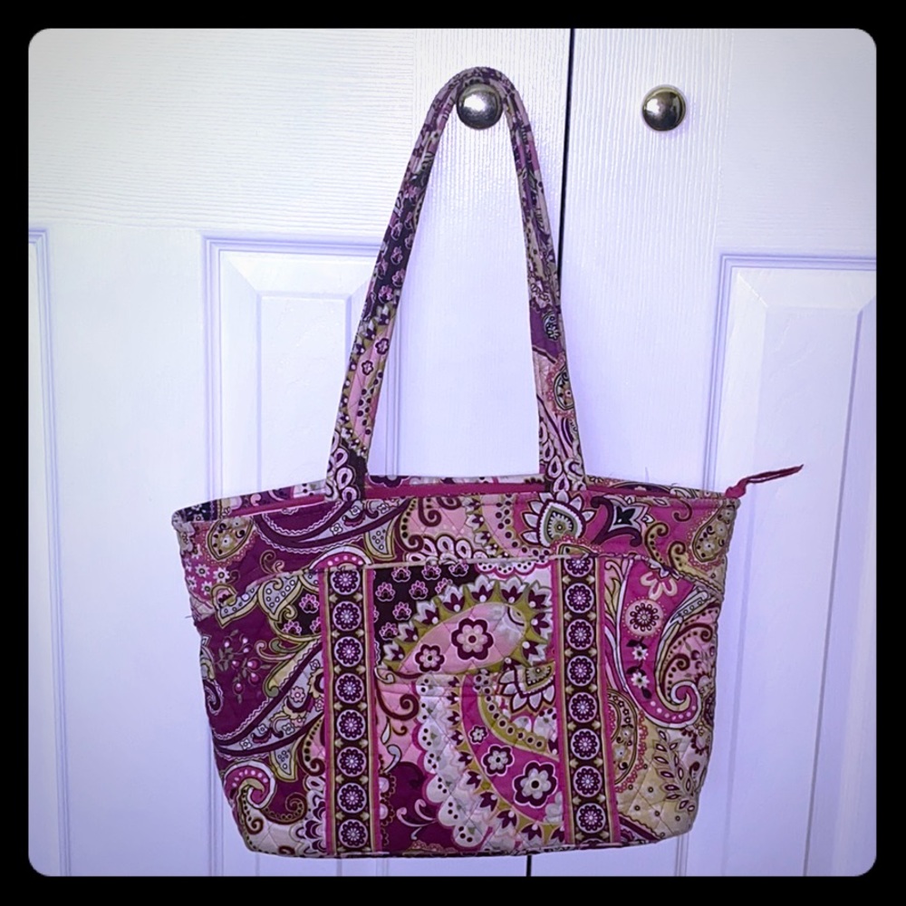 Pink and maroon Vera Bradley purse